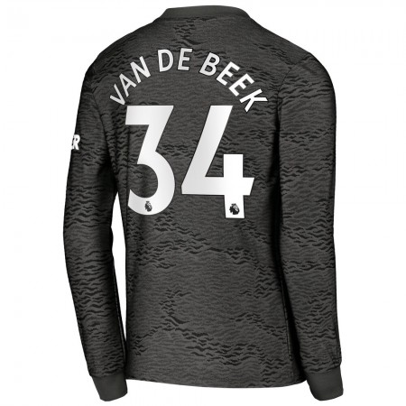 Tenue Manchester United Donny van de Beek 34 Exterieur 2020-2021 Maillot de Foot ML Tenue Manchester United Donny van de Beek 34 Exterieur 2020-2021 Maillot de Foot ML